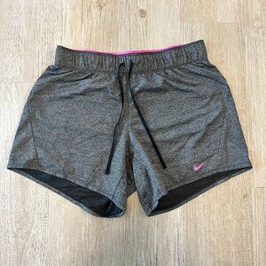 Womens Nike Grey Athletic Shorts - S